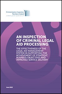 Front cover of Criminal Legal Aid Processing report
