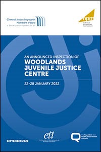 Front Cover of Woodlands Juvenile Justice Centre Inspection